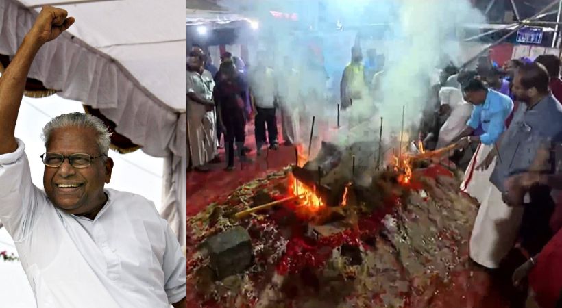 കാലം സാക്ഷി… ജനസാഗരങ്ങൾ സാക്ഷി… വി എസ് ഇനി ജ്വലിക്കുന്ന ഓർമ്മ