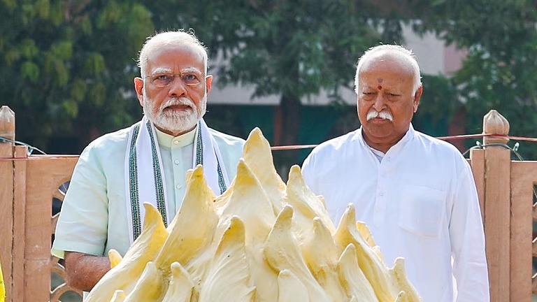 “ആർഎസ്എസ് ലോകത്തിലെ ഏറ്റവും വലിയ എൻജിഒ, രാഷ്ട്ര നിർമാണത്തില് പങ്കാളി”; സ്വാതന്ത്ര്യ ദിന പ്രസംഗത്തില് മോദിയുടെ പ്രശംസ