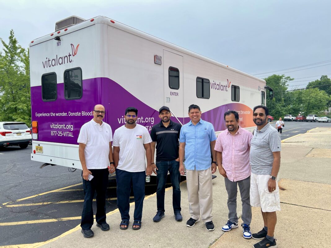 കേരള സമാജം ഓഫ് ന്യൂജേഴ്സി രക്തദാനം സംഘടിപ്പിച്ചു