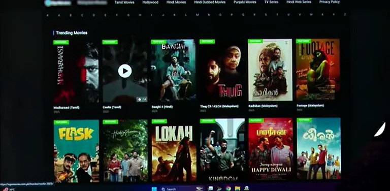 പുത്തൻ സിനിമകളുടെ വ്യാജ പതിപ്പുകളുമായി പാക് വെബ്സൈറ്റ് ഇന്ത്യയിൽ സജീവം; ലോകയും ഹൃദയപൂർവവും അടക്കം സൈറ്റിൽ