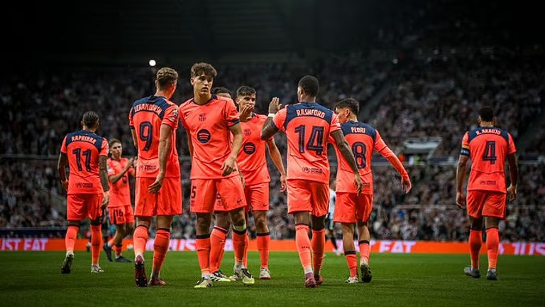 യുവേഫ ചാംപ്യൻസ് ലീഗിൽ വമ്പന്മാർക്ക് വിജയത്തുടക്കം; ന്യൂകാസിലിനെ മറികടന്ന് ബാഴ്സലോണ