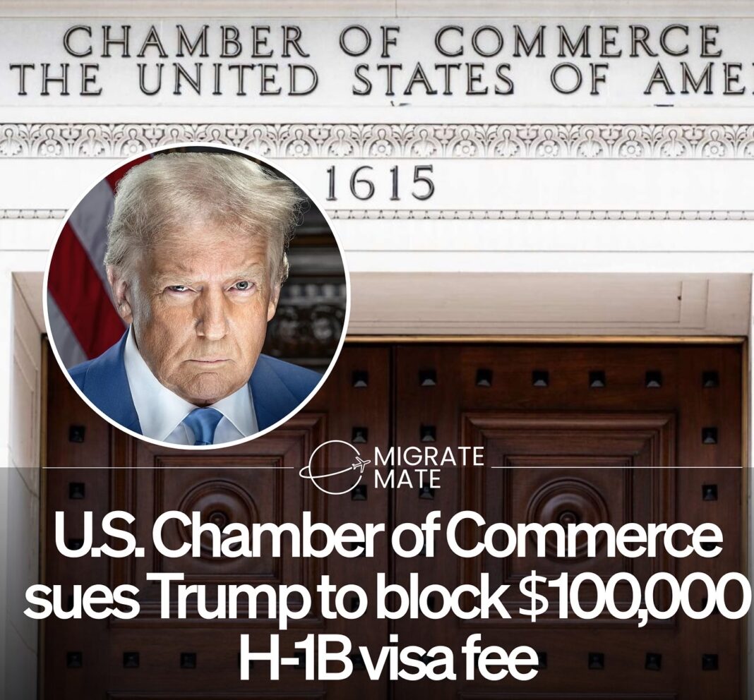 H-1ബി വിസ ഫീസ് അമേരിക്കന് ചേംബർ ഓഫ് കോമേഴ്സ് ട്രംപ് ഭരണകൂടത്തിനെതിരെ നിയമനടപടിക്ക്