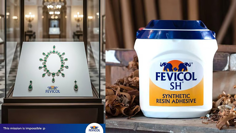 ലേശം ഫെവിക്കോള് തേച്ചാല് പോരായിരുന്നോ? ലൂവ്ര് മ്യൂസിയത്തിലെ മോഷണവും പരസമ്യാക്കി