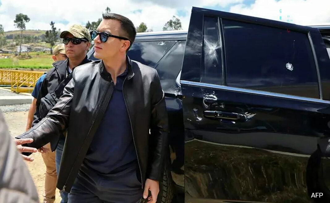 ഡീസല് സബ്സിഡി എടുത്തുമാറ്റിയതിൽ പ്രതിഷേധം; ഇക്വഡോര് പ്രസിഡന്റിന്റെ കാറിന് നേരെ കല്ലേറ്; അഞ്ച് പേര് കസ്റ്റഡിയില്