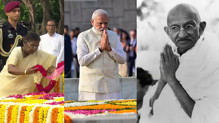 മഹാത്മാ ഗാന്ധിക്ക് ഇന്ന് 156ാം ജന്മദിനം; വികസിത ഭാരതം കെട്ടിപ്പടുക്കാനുള്ള അന്വേഷണത്തിൽ ബാപ്പുവിൻ്റെ പാത പിന്തുടരുമെന്ന് പ്രധാനമന്ത്രി