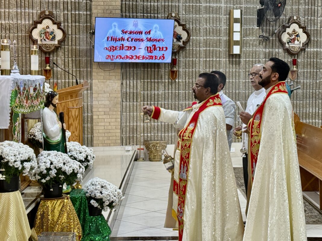 ചിക്കാഗോ സെന്റ് മേരീസ് ക്നാനായ കത്തോലിക്കാ ഇടവകയിൽ വിശുദ്ധ യൂദാസ് തദ്ദേവൂസിന്റെ തിരുനാൾ ആഘോഷിച്ചു
