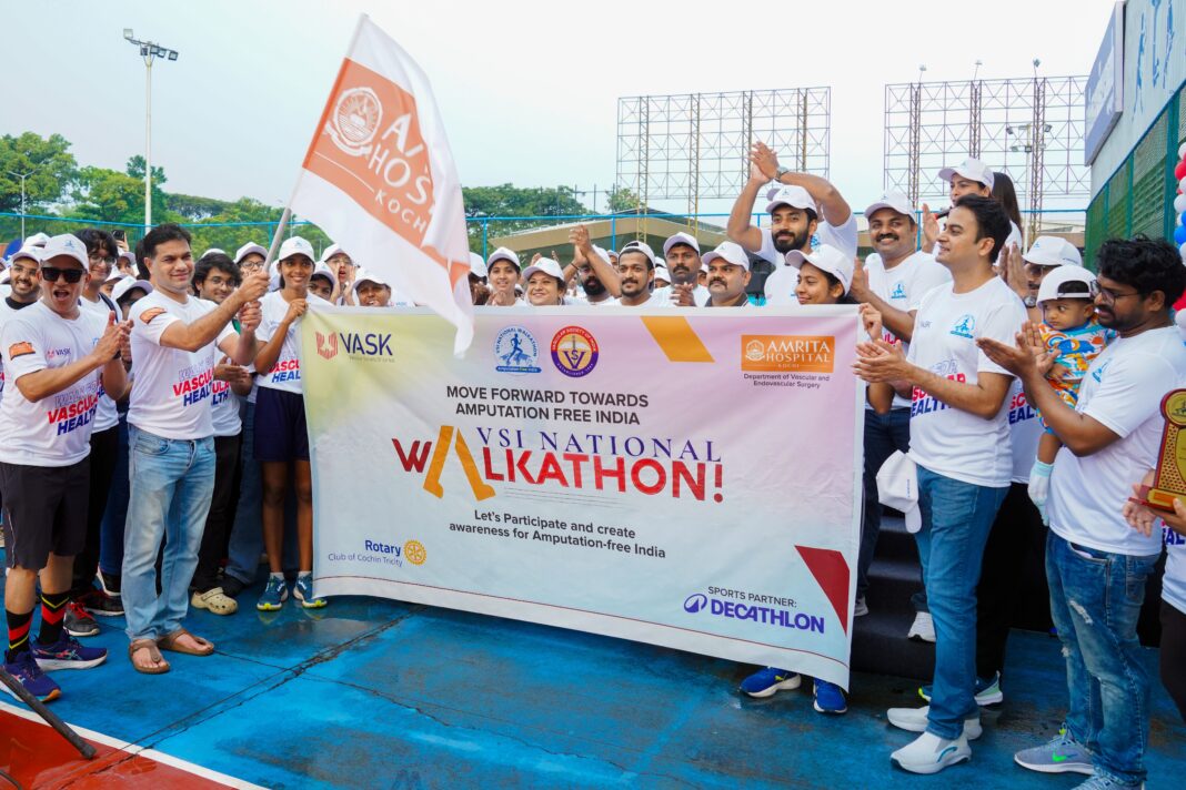 വാസ്കുലാർ രോഗങ്ങളെ ഫലപ്രദമായി പ്രതിരോധിക്കാം; ‘ആംപ്യൂട്ടേഷൻ ഫ്രീ ഇന്ത്യ’ ബോധവൽക്കരണ വാക്കത്തോൺ