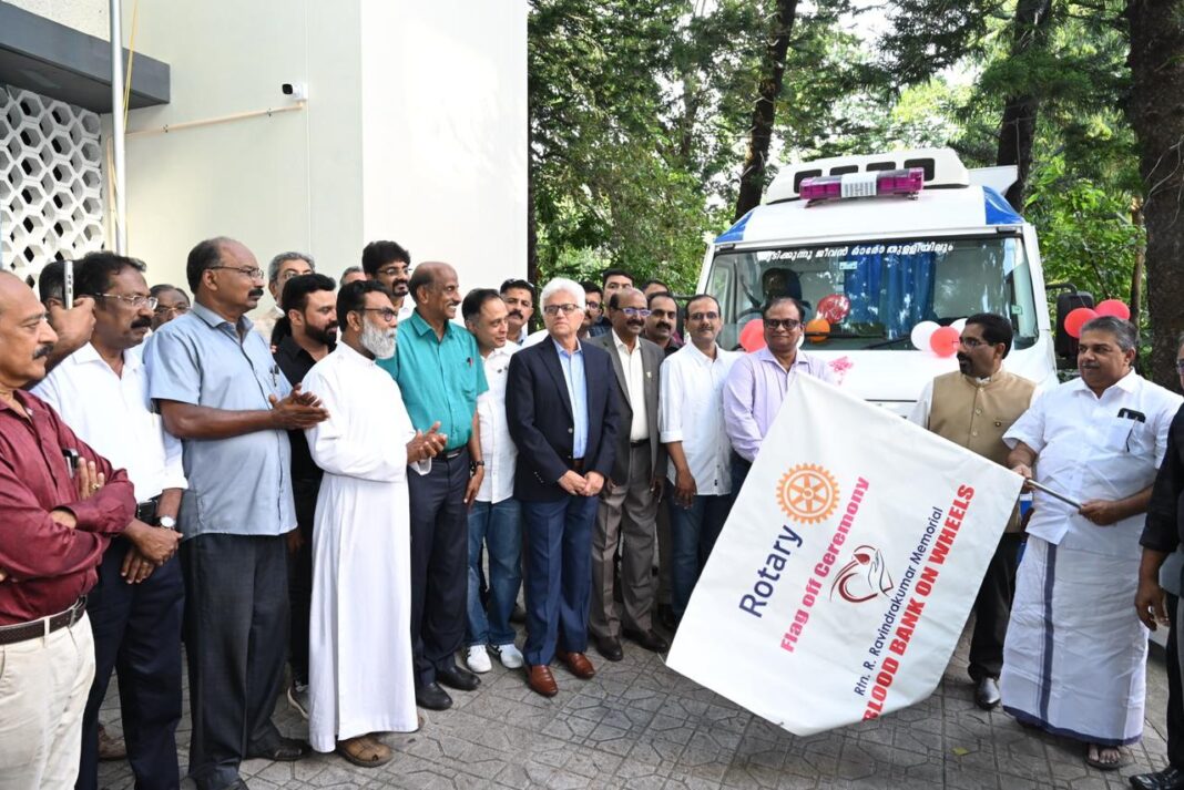 തിരുവനന്തപുരത്ത് രക്തദാനം പ്രോത്സാഹിപ്പിക്കാൻ റോട്ടറിയുടെ ‘ബ്ലഡ് ബാങ്ക് ഓൺ വീൽസ്’