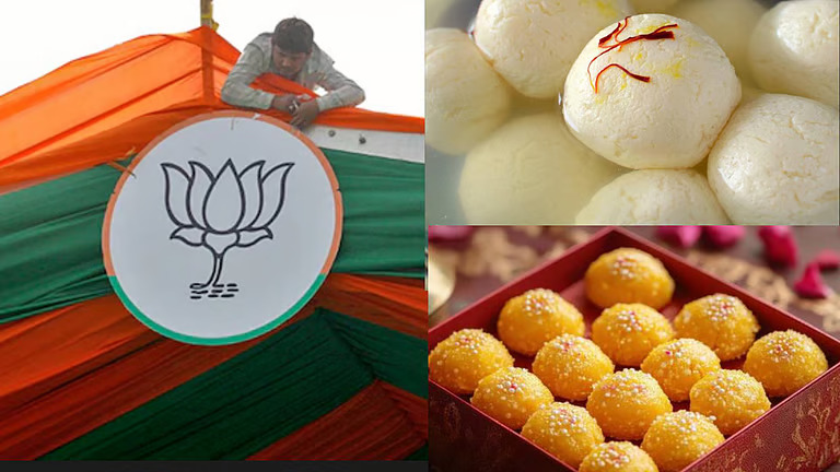 500 കിലോഗ്രാം ലഡ്ഡു, പ്രമേഹ രോഗികൾക്ക് മധുരം കുറച്ചത്, 5 ലക്ഷം രസഗുള, 50,000 പേര്ക്ക് സദ്യ; എക്സിറ്റ് പോളുകളിൽ പ്രതീക്ഷവെച്ച് എൻഡിഎ ക്യാമ്പ്