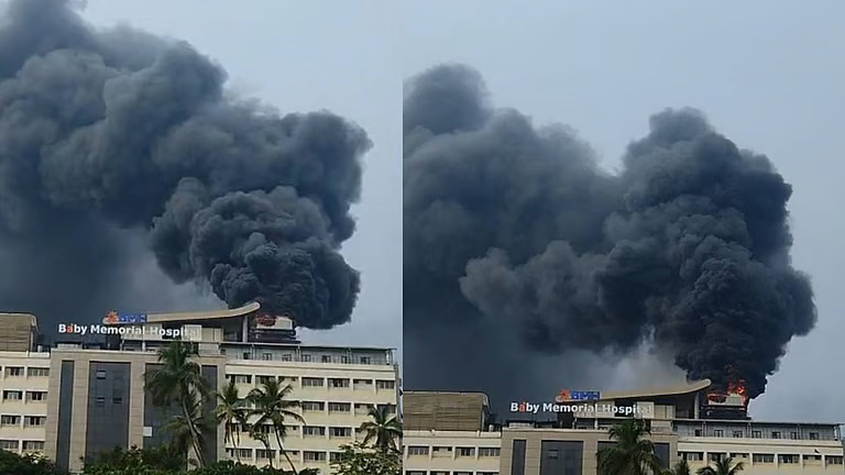 കോഴിക്കോട് ബേബി മെമ്മോറിയല് ആശുപത്രിയിലെ തീപിടിത്തം നിയന്ത്രണവിധേയം; രോഗികള് സുരക്ഷിതര്