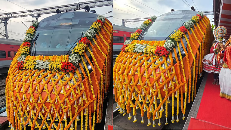 വീഡിയോ പങ്കുവച്ചതോടെ വിവാദം; വന്ദേഭാരതിൽ കുട്ടികൾ ആലപിച്ച ആർഎസ്എസ് ഗണഗീതം പിൻവലിച്ച് സതേൺ റെയിൽവേ