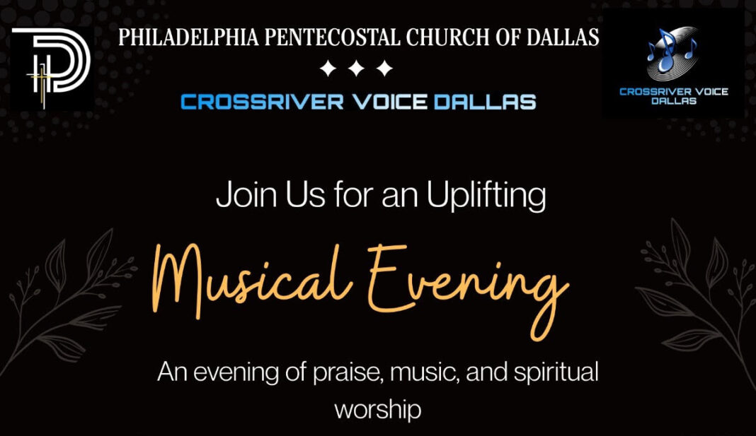 ഡാലസ് ഫിലാഡൽഫിയ പെന്തക്കോസ്ത് ചർച്ചിൽ ആത്മീയ സംഗീത സായാഹ്നം ഡിസംബർ 13ന്