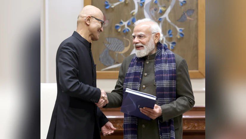 ഇന്ത്യയിൽ മൈക്രോസോഫ്റ്റ് 17.5 ബില്യൺ ഡോളർ നിക്ഷേപിക്കും ,സത്യ നദെല്ല