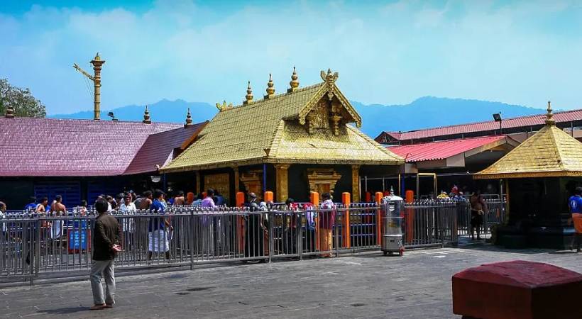 സന്നിധാനത്ത് റവന്യൂ സംഘം പരിശോധന നടത്തി; ശ്രീകോവിൽ ഉൾപ്പെടെ അളന്നു