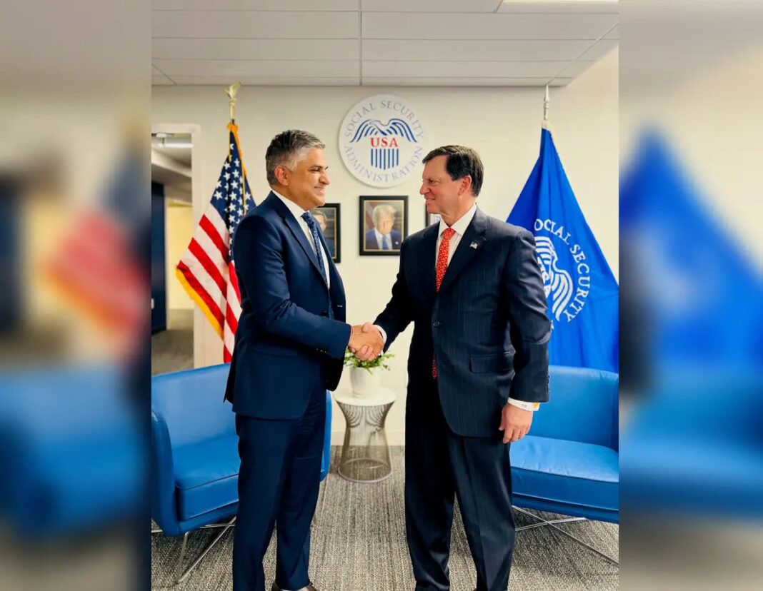 അർജുൻ മോദി അമേരിക്കൻ സോഷ്യൽ സെക്യൂരിറ്റി ഡെപ്യൂട്ടി കമ്മീഷണറായി ചുമതലയേറ്റു