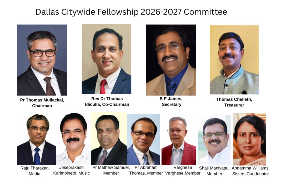 ഡാളസ് സിറ്റി-വൈഡ് ഫെലോഷിപ്പിന് നവനേതൃത്വം
