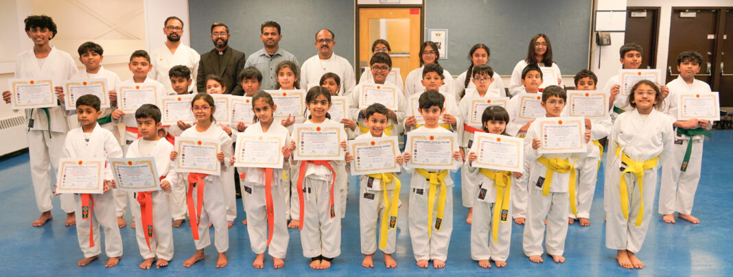 SIMAA കരാട്ടെ എഡ്മണ്ടൺ ബെൽറ്റ് ഗ്രേഡിംഗ് ചടങ്ങ് വിജയകരമായി സംഘടിപ്പിച്ചു