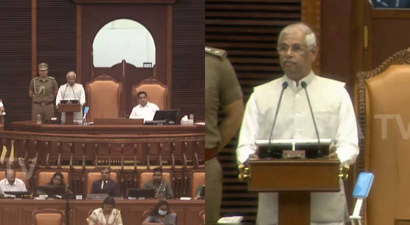 ’10 വർഷത്തിനിടെ കേരളം വലിയ സാമൂഹിക മുന്നേറ്റം ഉണ്ടാക്കി; കേന്ദ്ര വിഹിതത്തിൽ ഗണ്യമായ കുറവ്’; നയപ്രഖ്യാപനം വായിച്ച് ഗവർണർ