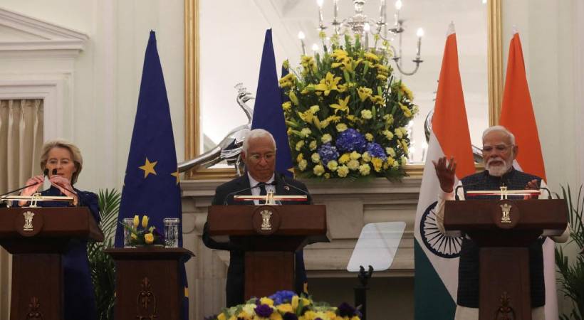 ‘പുതുയുഗത്തിന് തുടക്കം’; നിർണായകമായ സ്വതന്ത്ര വ്യാപാര കരാറിൽ ഒപ്പുവച്ച് ഇന്ത്യയും യൂറോപ്യൻ യൂണിയനും