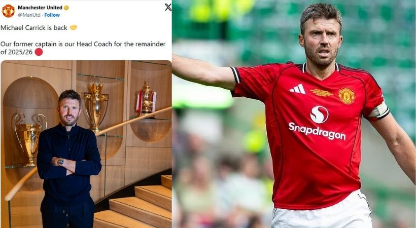 റൂബന് അമോറിമിന്റെ പിന്ഗാമിയായി മൈക്കല് കാരിക്ക്; മാഞ്ചസ്റ്റര് യുണൈറ്റഡിന് പുതിയ പരിശീലകന്