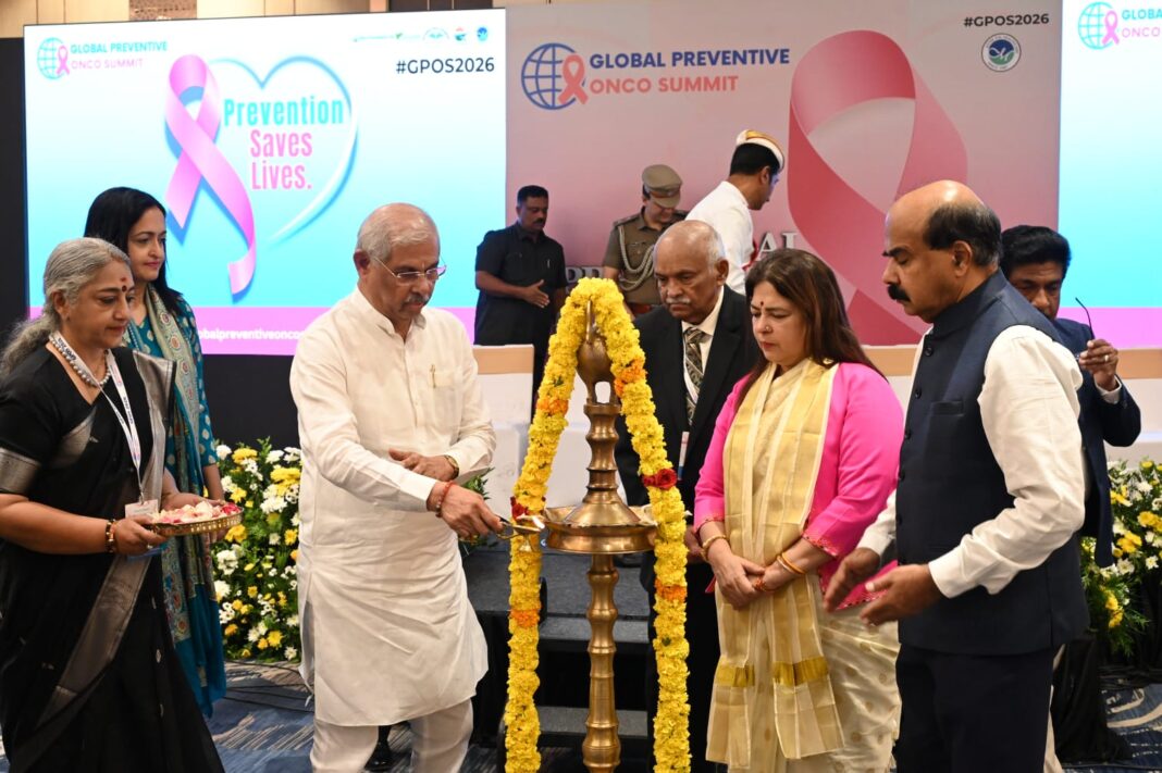 ഗ്ലോബൽ പ്രിവന്റീവ് ഓങ്കോ സമ്മിറ്റ്: പ്രതിരോധ ചികിത്സയ്ക്കും പ്രാദേശിക ഗവേഷണങ്ങൾക്കും മുൻഗണന നൽകണമെന്ന് ഗവർണർ