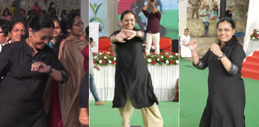 വൈബ് 4 വെല്നസില് പങ്കാളികളായി 10 ലക്ഷത്തോളം പേര്,സൂംബ ടീമിനോടൊപ്പം നൃത്തം ചെയ്ത് മന്ത്രി വീണാ ജോര്ജ്