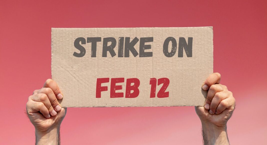 കേന്ദ്രസർക്കാരിന്റെ തൊഴിലാളി വിരുദ്ധനയം; ദേശീയ പണിമുടക്ക് ഇന്ന് അർധരാത്രി മുതൽ