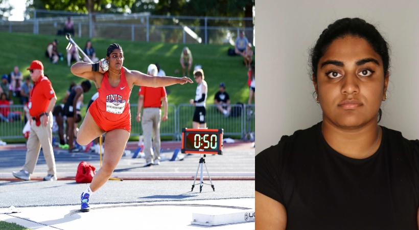 ഷോട്ട് പുട്ടിൽ റെക്കോർഡ് മെച്ചപ്പെടുത്തി കൃഷ്ണ