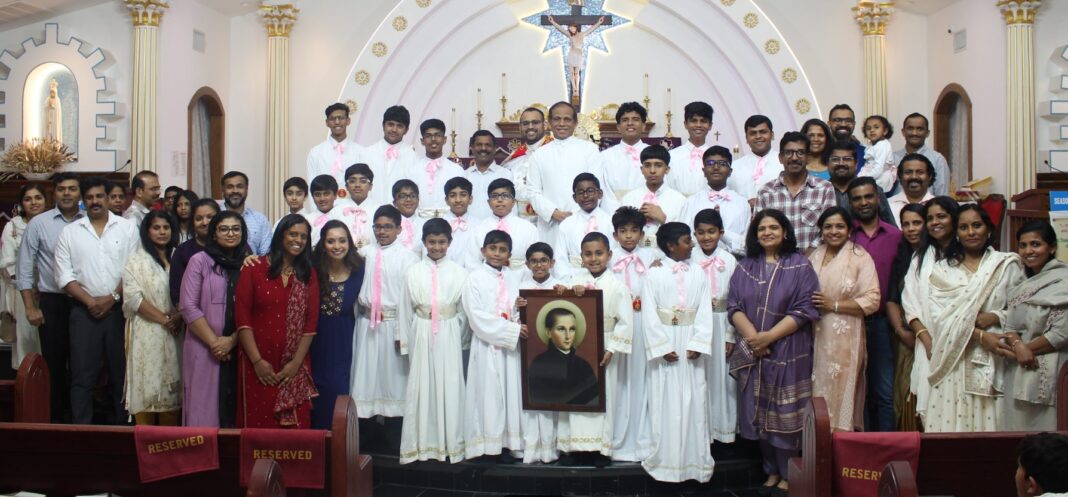 കൊപ്പേൽ സെന്റ് അൽഫോൻസാ ഇടവകയിൽ 25 കുട്ടികൾ അൾത്താര ശുശ്രൂഷയിലേക്ക്; ചിക്കാഗോ രൂപതയുടെ രജതജൂബിലി ദിനത്തിൽ സമുചിതമായ ആഘോഷം