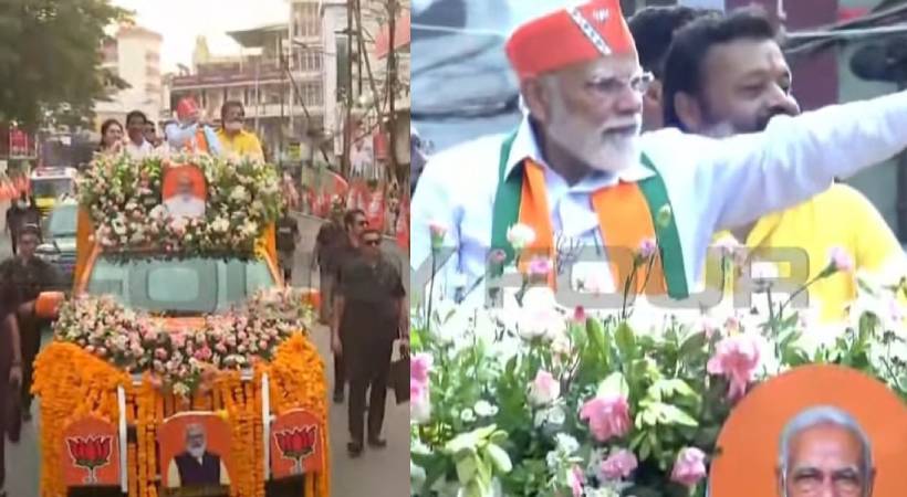 മോദി എഫക്ട് വോട്ടാകുമോ? തൃശൂരിൽ വമ്പൻ റോഡ് ഷോ നടത്തി പ്രധാനമന്ത്രി