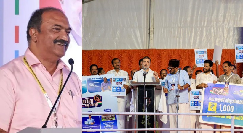 യുഡിഎഫ് നടത്തിയിട്ടുള്ള പ്രഖ്യാപനങ്ങളില് ഏതെങ്കിലും നടപ്പിലായിട്ടുണ്ടോ? രാഹുല്ഗാന്ധിയുടേത് പൊള്ളയായ വാഗ്ദാനങ്ങള്; കെഎന് ബാലഗോപാല്