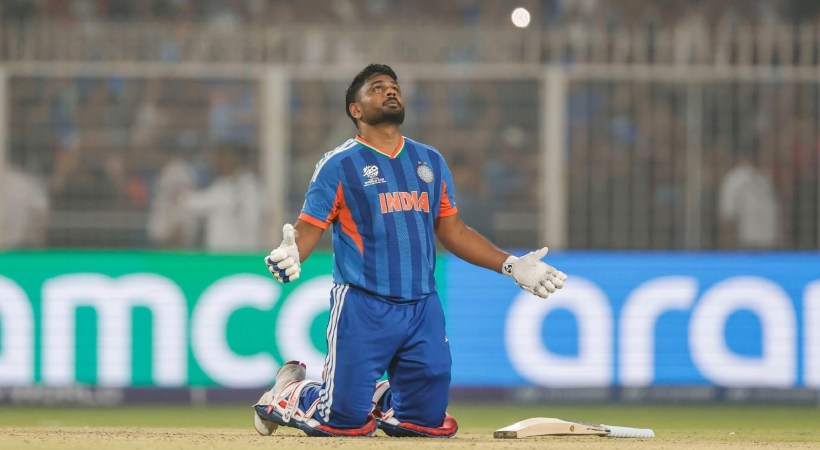 ‘ലോകകപ്പ് വിജയശിൽപിക്ക് ജന്മനാടിന്റെ ആദരം’; സഞ്ജു സാംസണിനെ കെ.സി.എ ആദരിക്കും