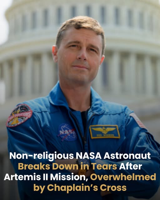 കുരിശ്കണ്ട് വികാരാധീനനായതായിബഹിരാകാശ ദൗത്യം കഴിഞ്ഞ് മടങ്ങിയെത്തിയ നാസ ബഹിരാകാശ സഞ്ചാരി