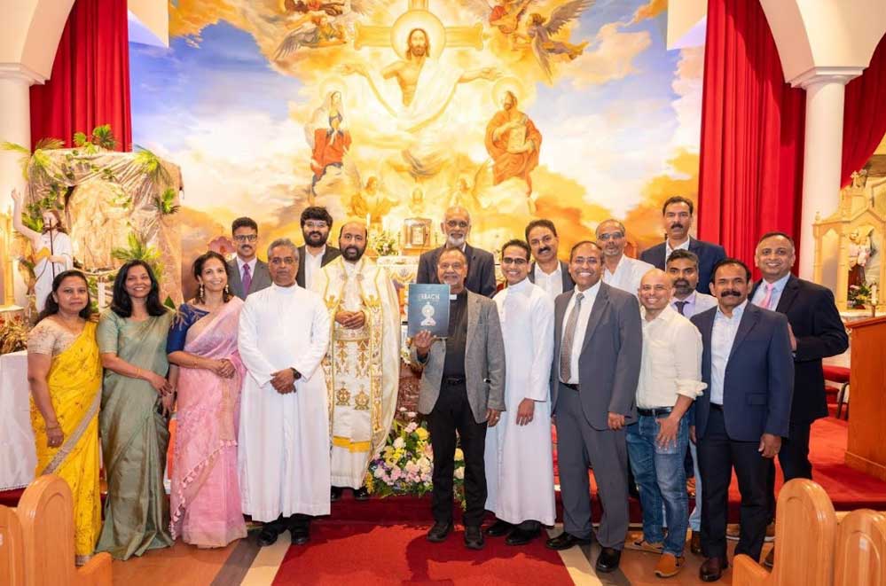 സീറോ-മലബാർ യൂഖറിസ്റ്റിക് കോൺഗ്രസ് 2025 സ്മരണിക ‘സിബാച്’ ചിക്കാഗോയിൽ പ്രകാശനം ചെയ്തു